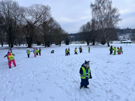 Užíváme si sněhové nadílky